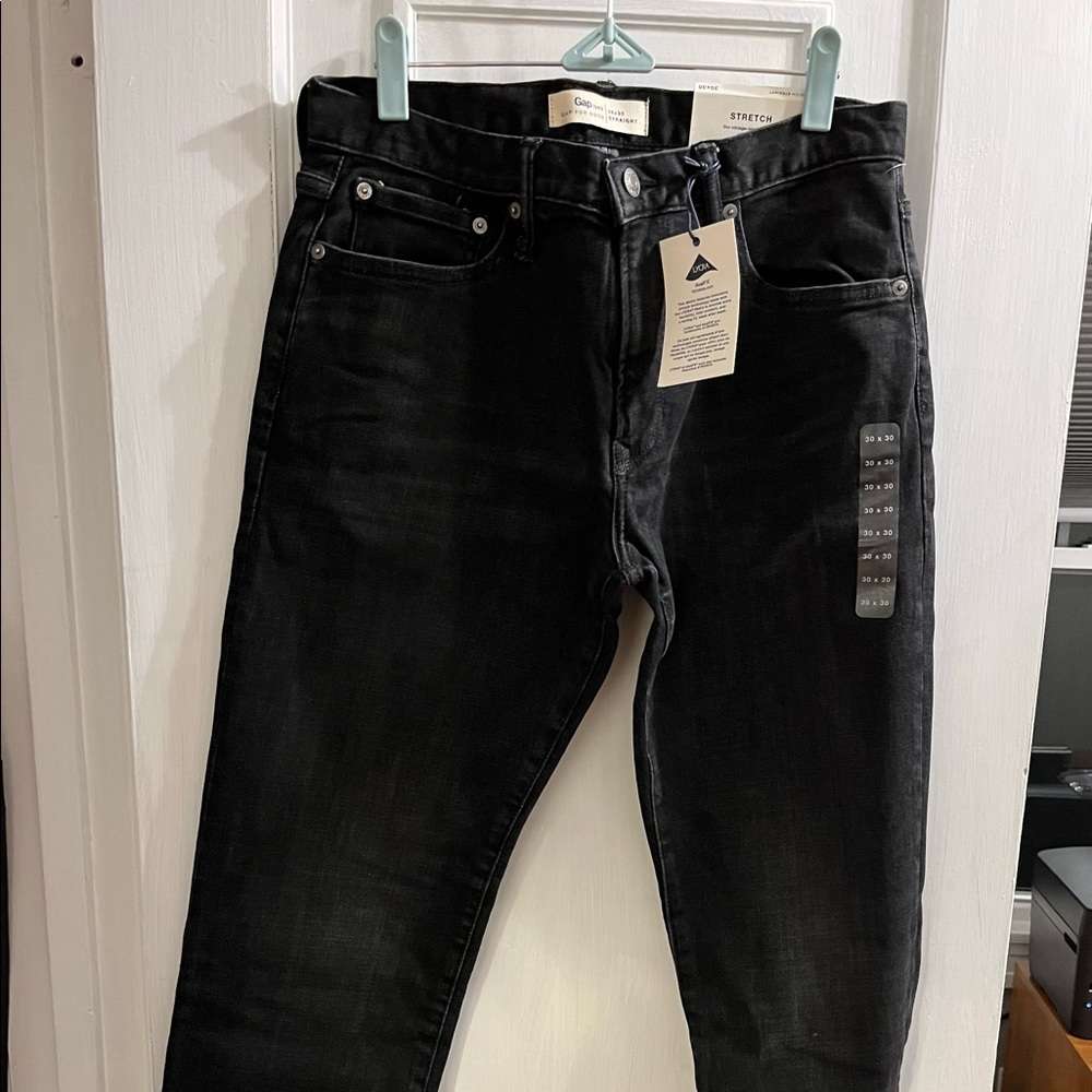 Men’s GAP for good black jeans NWT